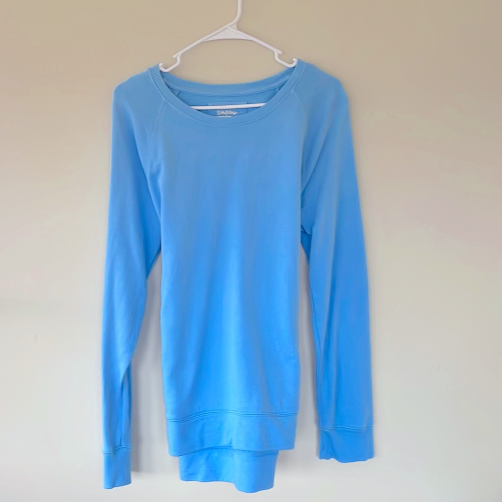 Lilly Pulitzer Blue Crew Neck Sweatshirt